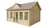Blokhut - Tuinhuis Clockhouse | 44 mm