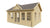 Blokhut - Tuinhuis Clockhouse Trevor | 70 mm