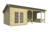 Blokhut - Tuinhuis Kukka | 230 x 350 cm