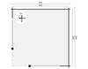 Blokhutprieel Mitch | 350 x 350 cm – Vuren Red Class Wood geïmpregneerd