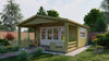 Blokhut - Tuinhuis Nottingham | 540 x 440 – Vuren bruin geïmpregneerd