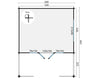 Blokhut - Tuinhuis Nottingham | 540 x 440 – Vuren Red Class Wood geïmpregneerd
