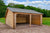 Garage-kapschuur Nysse | 595 x 595 cm – Vuren Red Class Wood geïmpregneerd