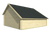 Garage-kapschuur Nysse | 595 x 595 cm – Vuren honinggeel geïmpregneerd