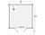 Blokhut - Tuinhuis Perlund | 300 x 300 cm – Vuren Red Class Wood geïmpregneerd