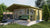 Blokhut - Tuinhuis Pinkus | 595 x 300 cm – Vuren bruin geïmpregneerd