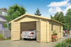 Garage Rydell | 470 x 570 cm – Vuren bruin geïmpregneerd