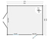 Garage Rydell | 470 x 570 cm – Vuren onbehandeld