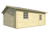 Garage Rydell | 470 x 570 cm – Vuren grijs geïmpregneerd