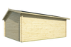 Garage Rydell | 470 x 570 cm – Vuren groen geïmpregneerd
