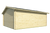 Garage Rydell | 470 x 570 cm – Vuren groen geïmpregneerd