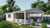 Blokhut - Tuinhuis Sheffield | 540 x 540 cm – Vuren bruin geïmpregneerd