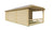 Blokhut - Tuinhuis Sibella | 570 x 420 cm – Vuren groen geïmpregneerd