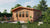 Blokhut - Tuinhuis Southampton | 540 x 540 cm – Vuren bruin geïmpregneerd