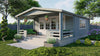 Blokhut - Tuinhuis Wigan | 540 x 540 cm – Vuren Red Class Wood geïmpregneerd