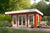 Blokhut - Tuinhuis Yorick | 500 x 380 cm – Vuren bruin geïmpregneerd