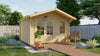 Blokhut - Tuinhuis Ulrik | 380 x 380 cm – Vuren onbehandeld